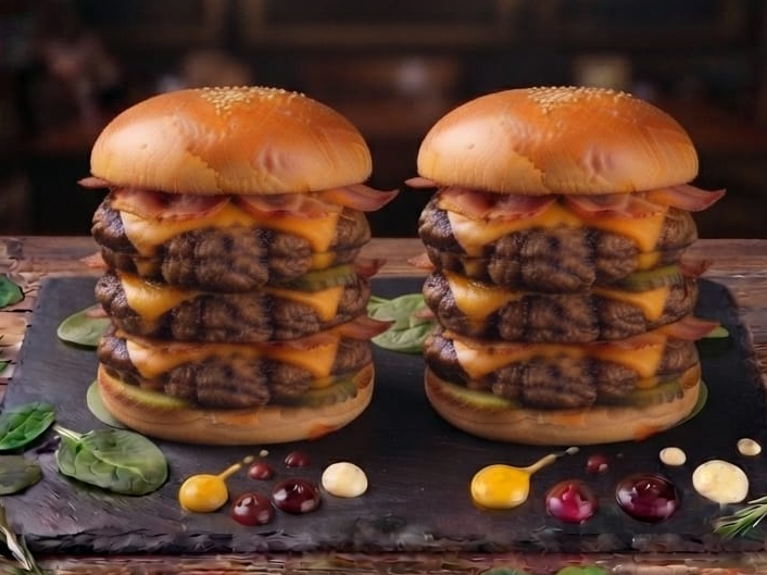 Burger triple X2