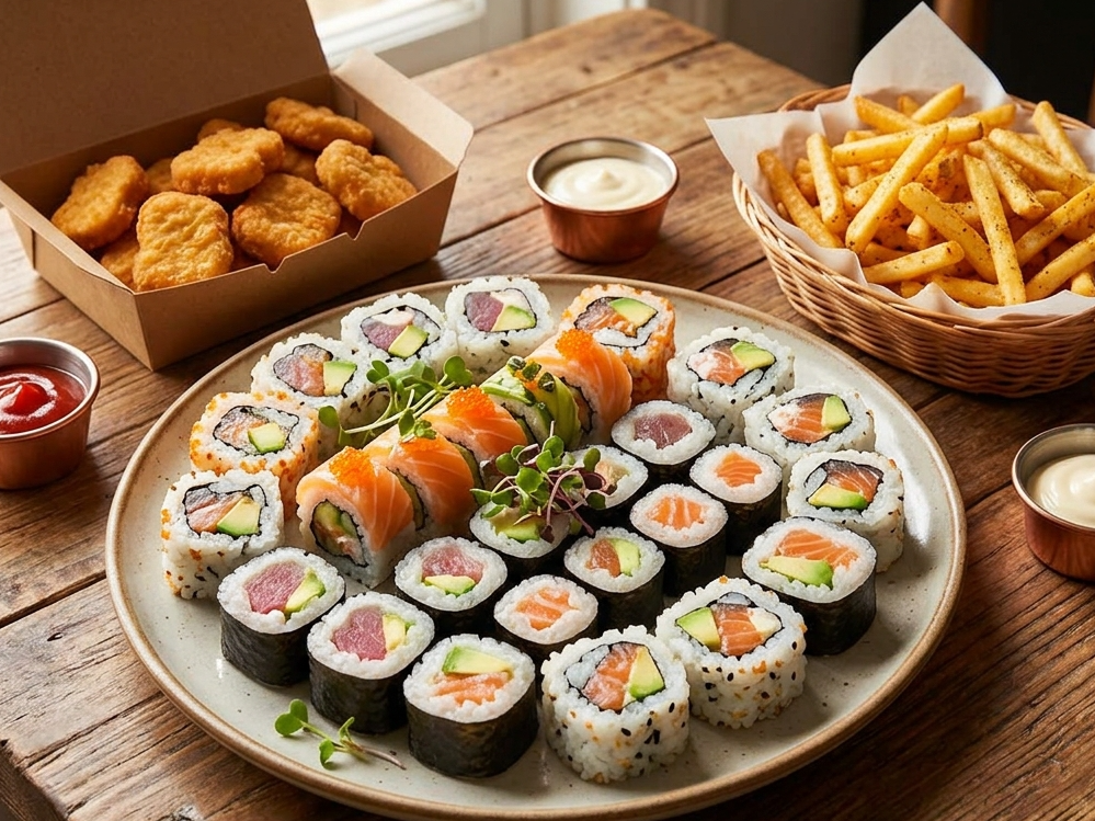 Combo 25: 30 sushi y nuggets