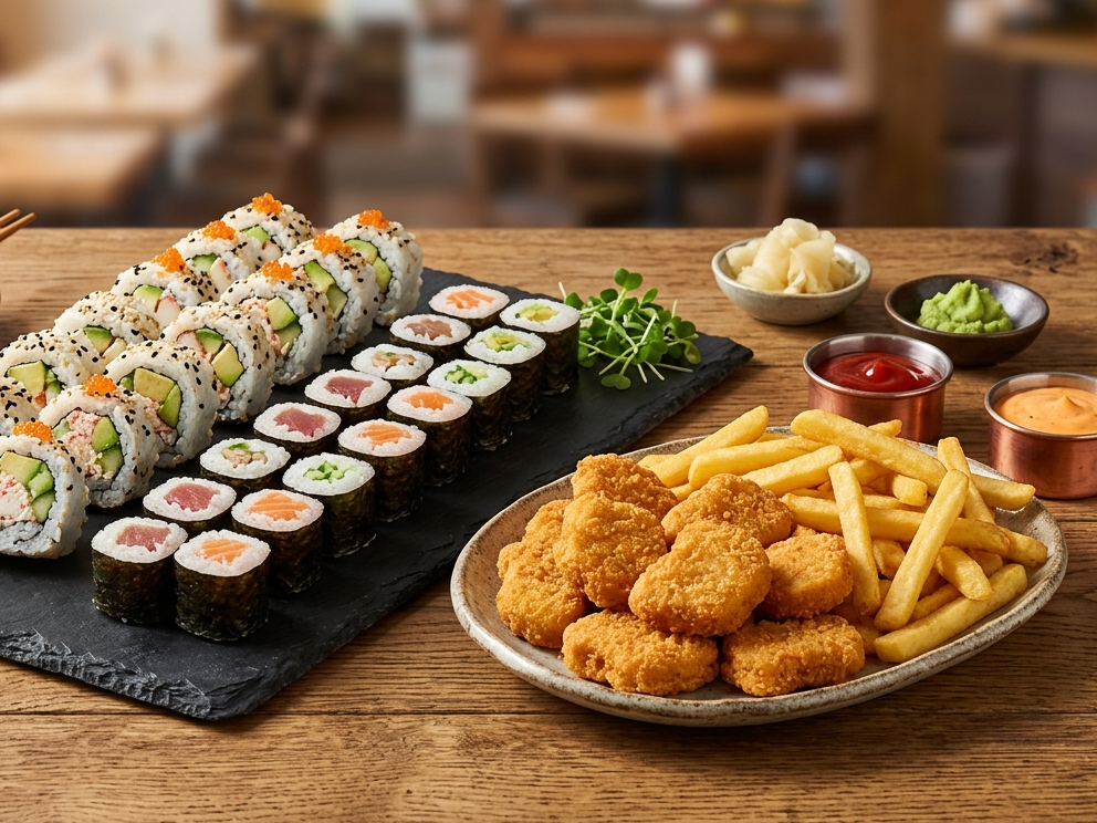 Combo 15: 20 sushi y nuggets