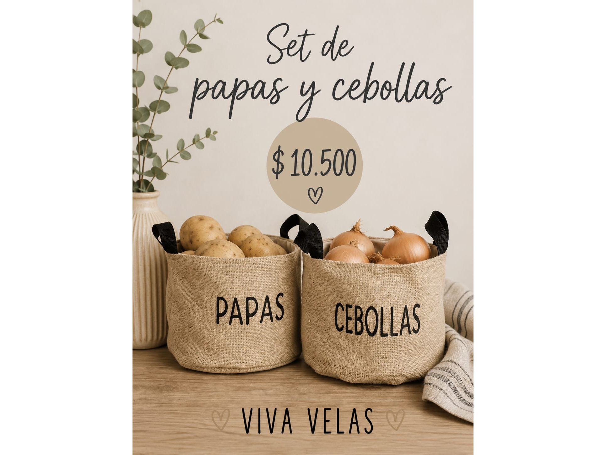 Set de Papas y Cebollas