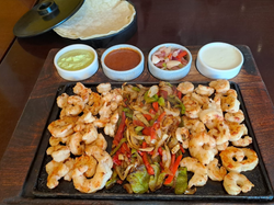 Fajitas Langostinos (Para dos personas)