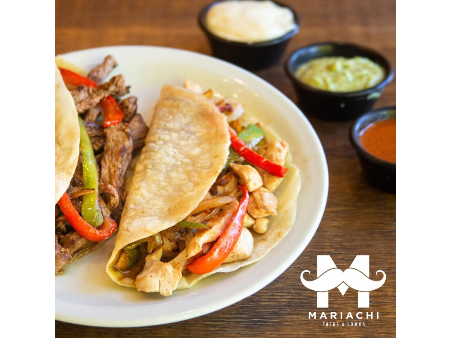 Fajita Pollo (para una persona)