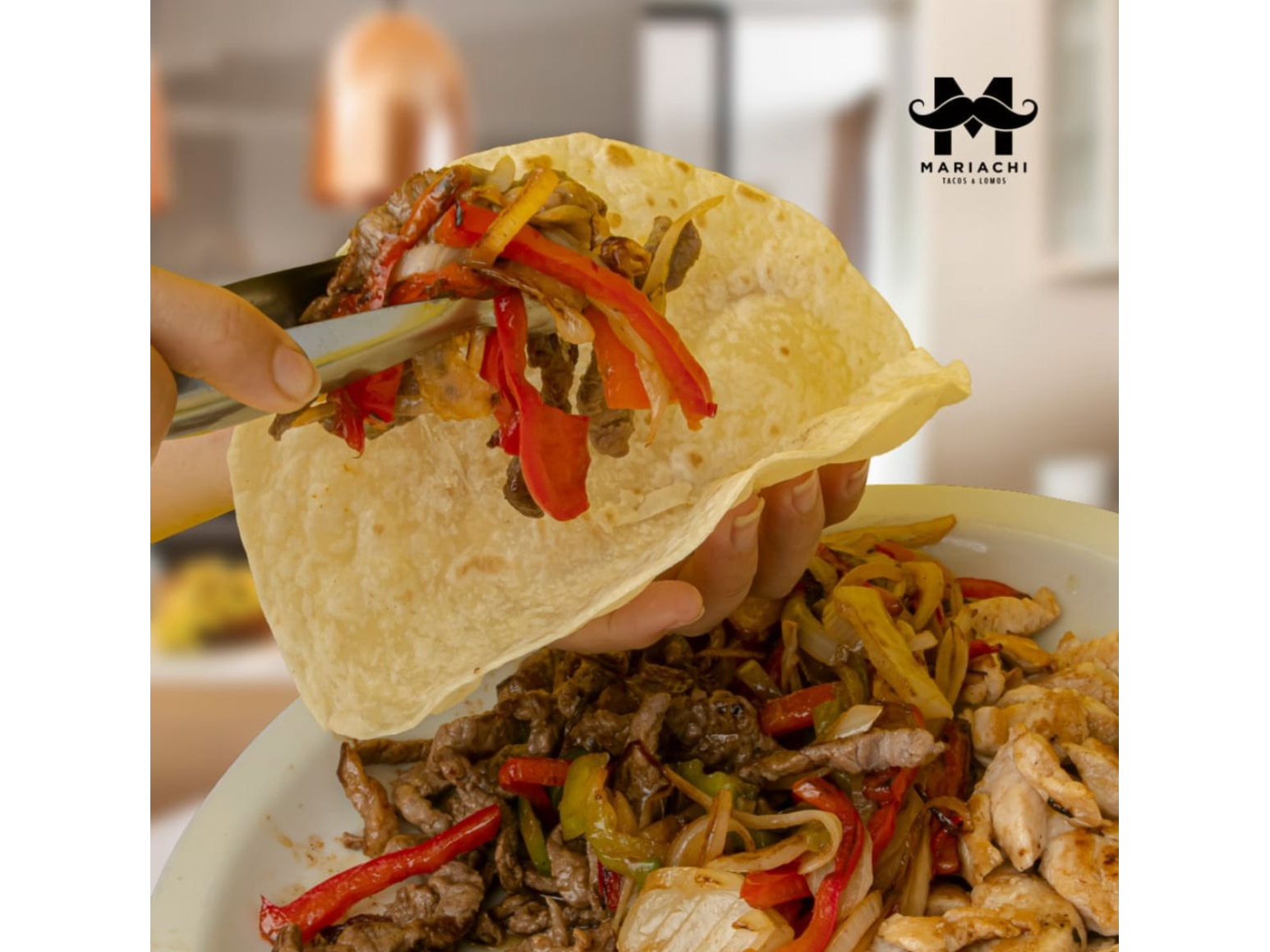 Fajita Carne (para una persona)