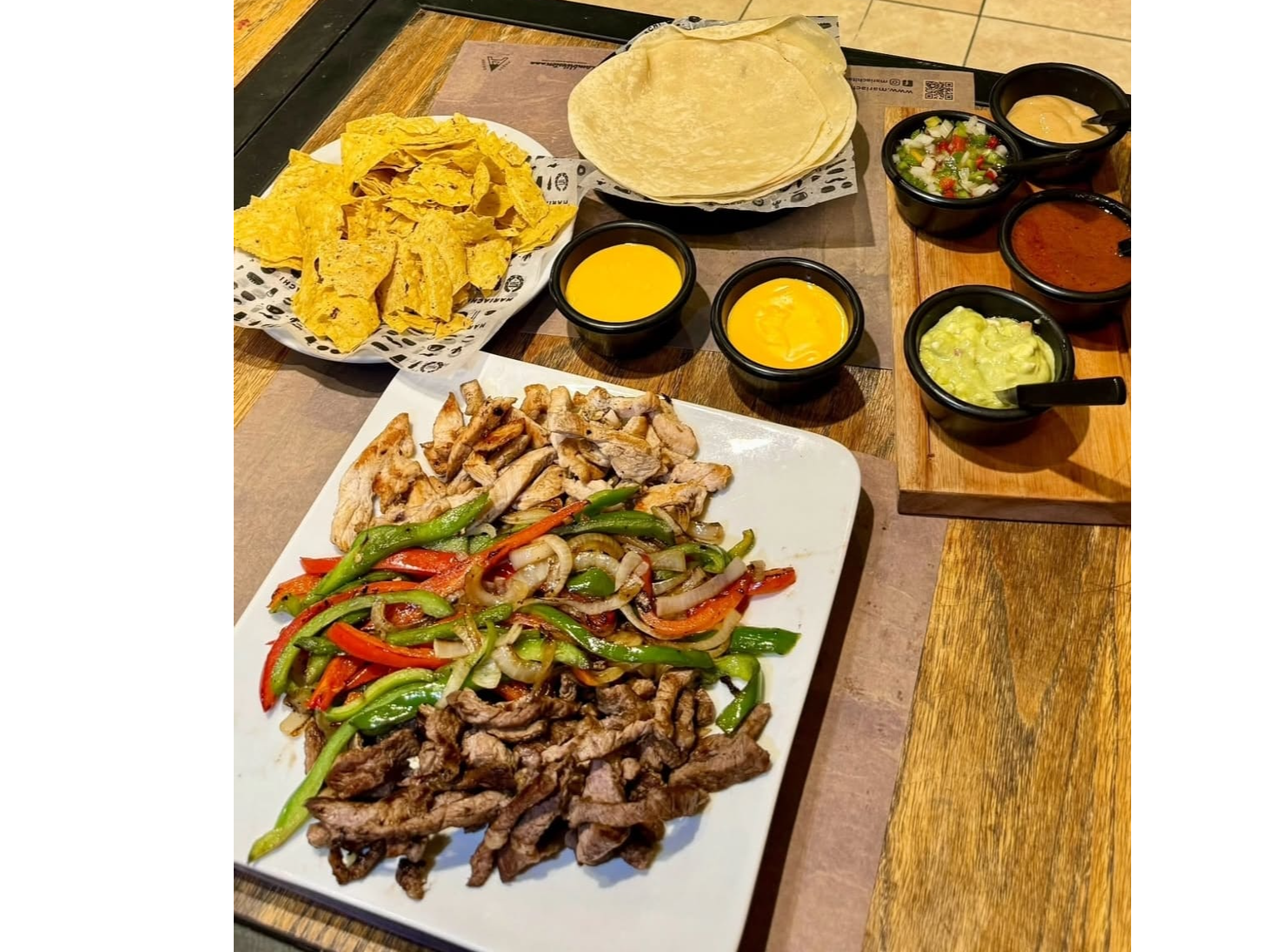 Fajita Carne (para dos personas)