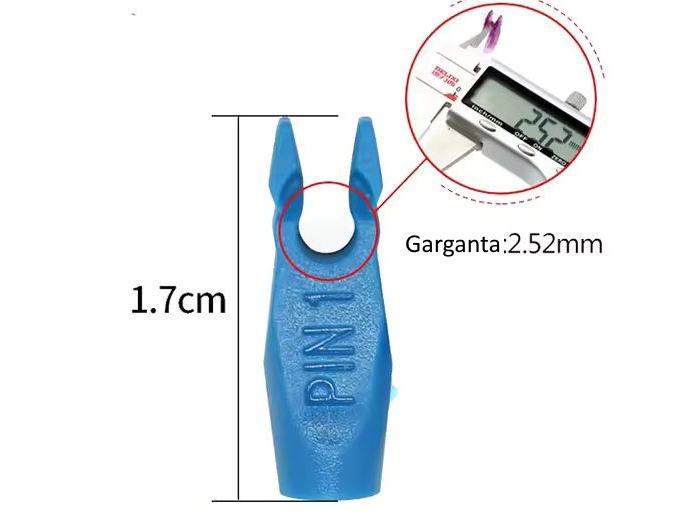 PACK 12 Pin Nock asimétrico Linkboy, PIN 1