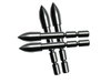 PACK 12 Puntas tipo BULLET 100 grain 4,2 mm
