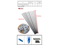 Flechas escuela 6,2 mm de diámetro interno spine 500