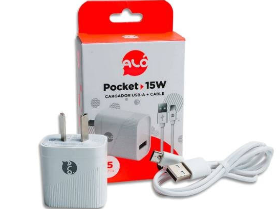CARGADOR ALO POCKET 15W SALIDA C + CABLE C A C