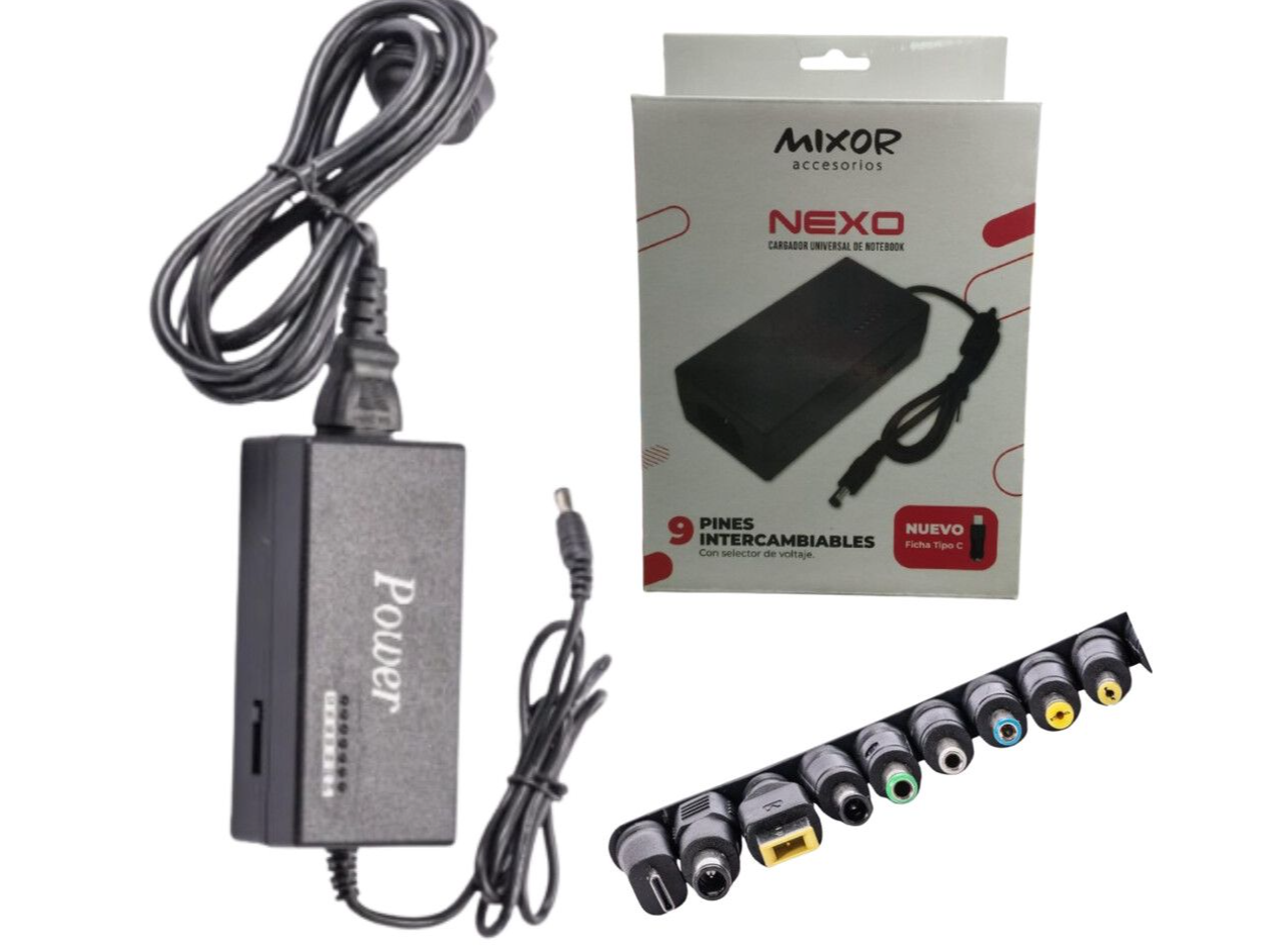 CARGADOR DE NOTEBOOK MIXOR NEXO
