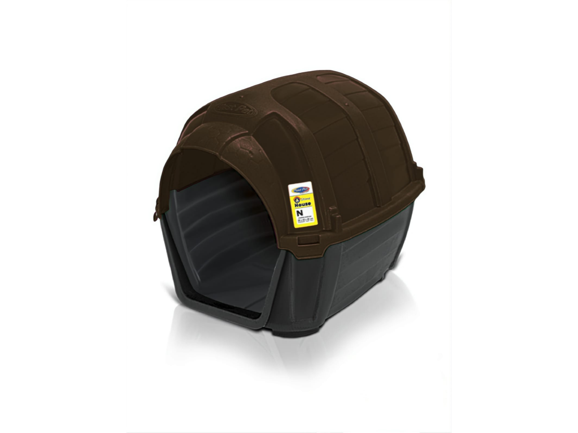 Stone house n° 2 marron Medida: 59X48X48 CM.