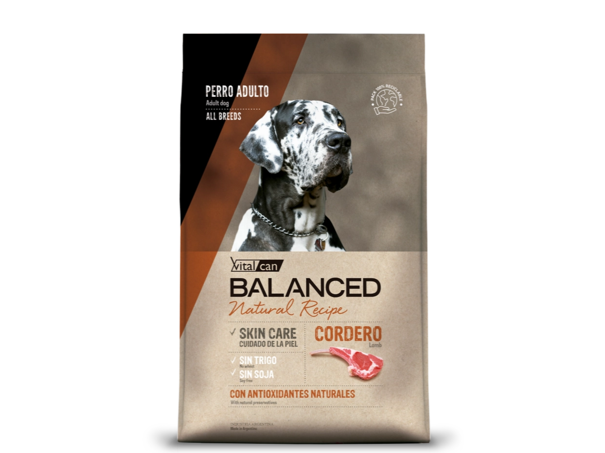 VITAL CAN BALANCED ADULTO CORDERO RECIPE X1KG