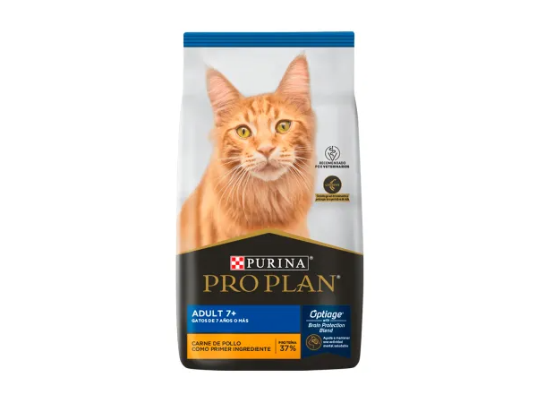 Pro Plan Con Optiage para gatos senior de 7 años en adelante