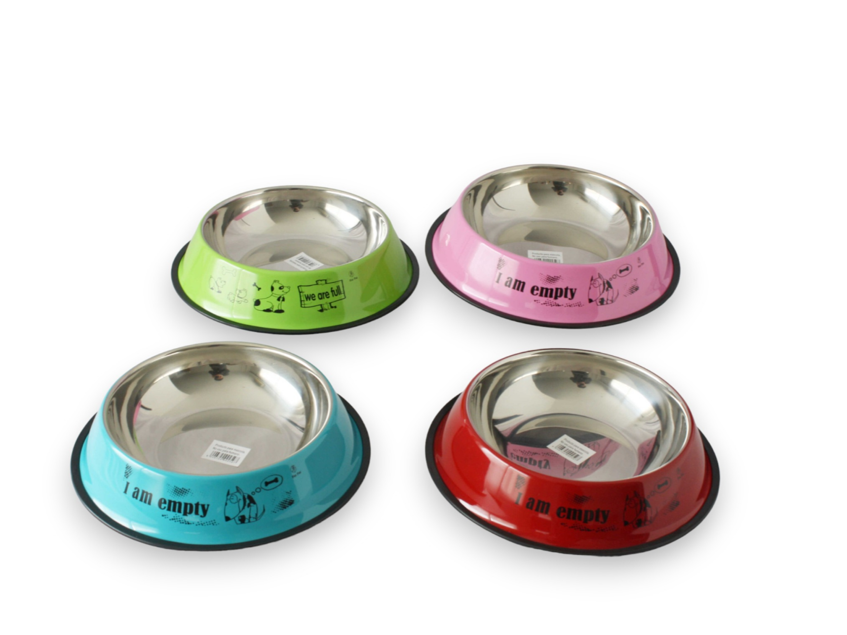 Comedero acero con diseño 30 cm