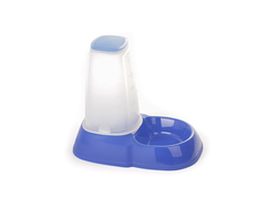 Comedero con tolva dosificadora para alimento - pets plast