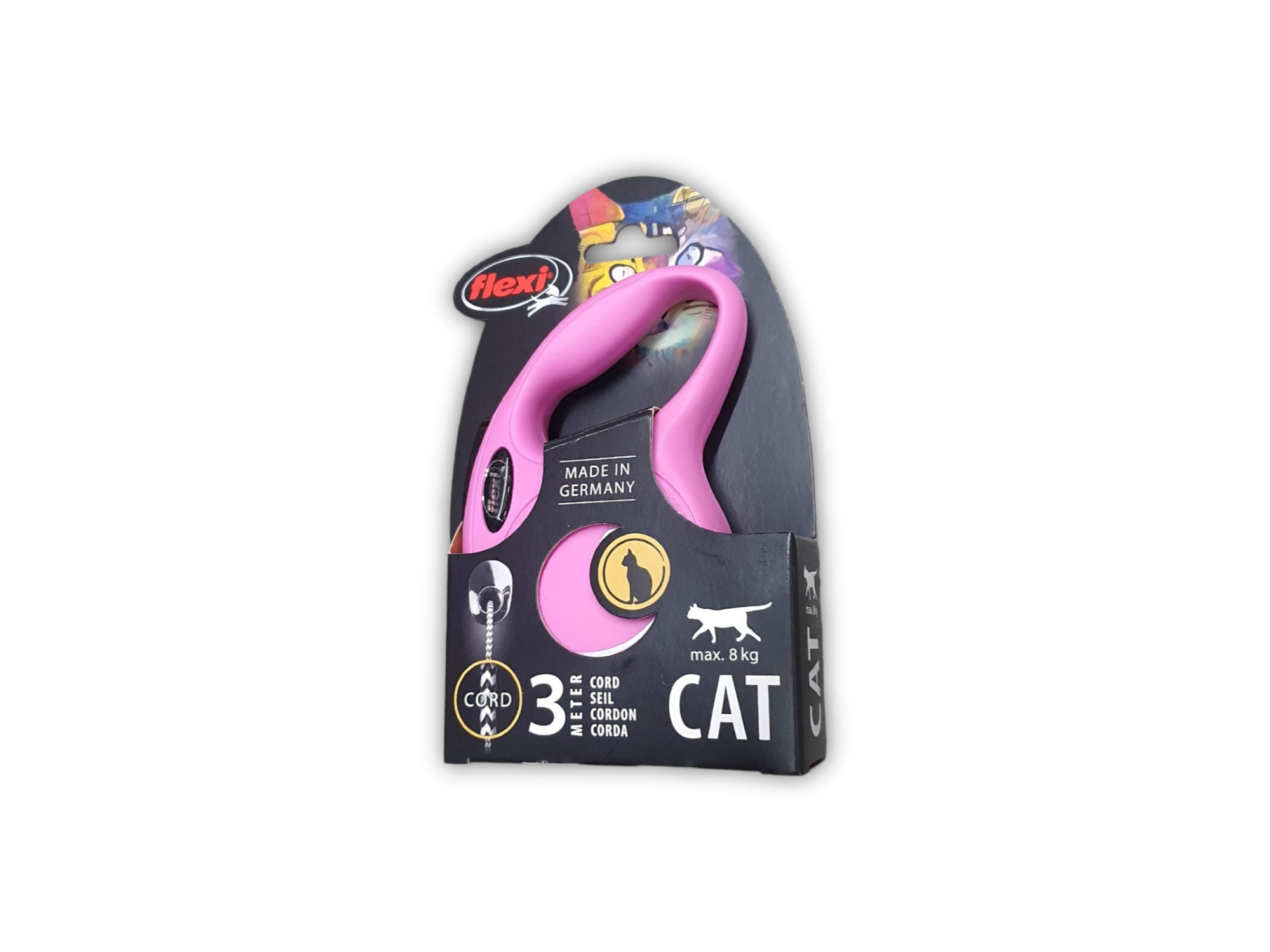 Correa flexi 3m gato hasta 8kg