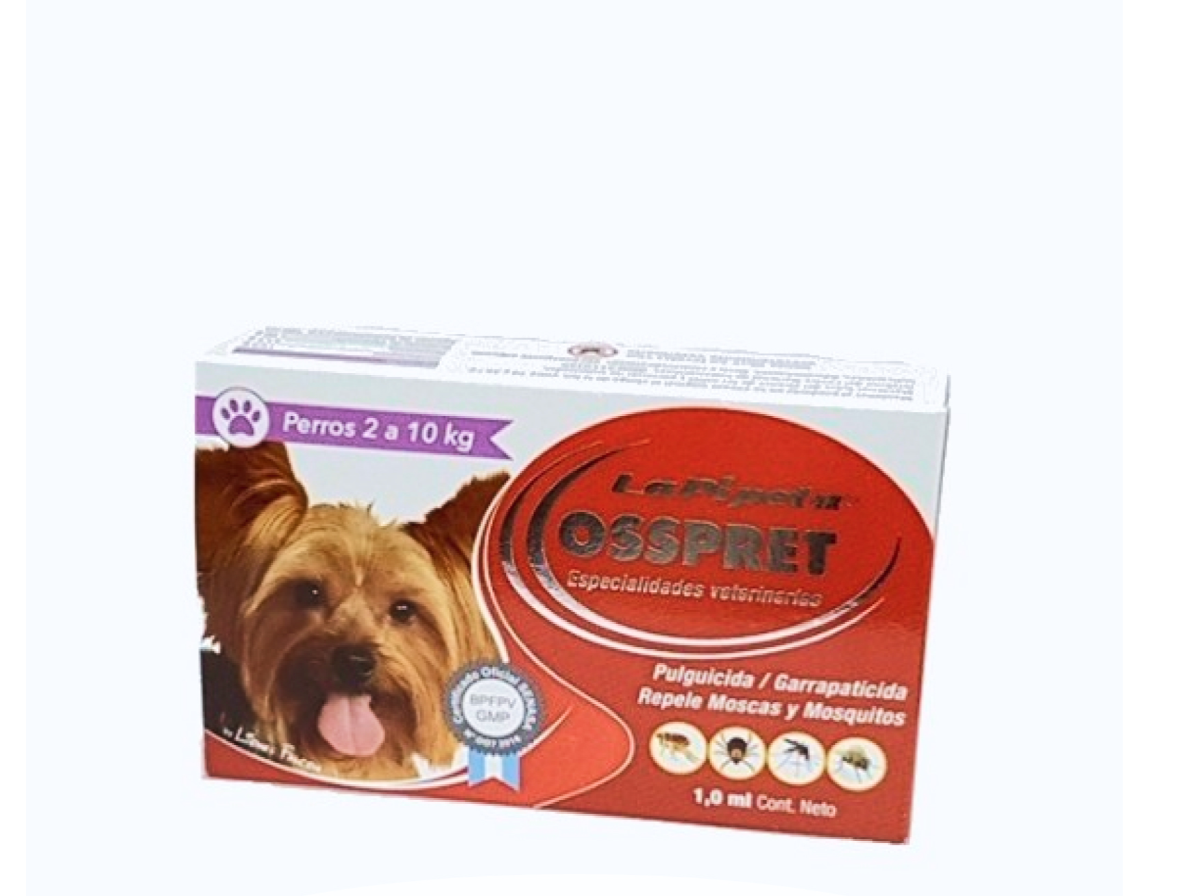 PIPETAS PARA PERROS CONTRA PULGAS Y GARRAPATAS.