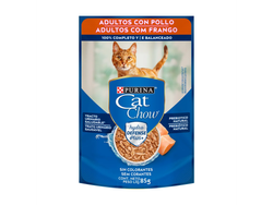 ALIMENTO HUMEDO CAT CHOW ADULTOS POLLO
