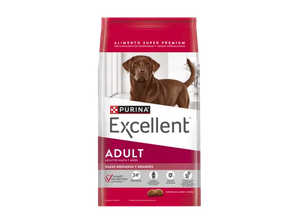 EXCELLENT PERRO ADULTO RAZA MEDIANA POLLO Y ARROZ X 1KG FRACCIONADO de Animal Park
