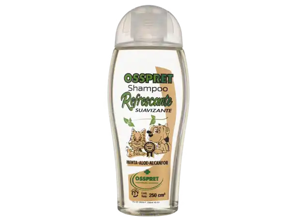 SHAMPOO OSSPRET TRADICIONAL CON MENTA, ALOE Y ALCANFOR