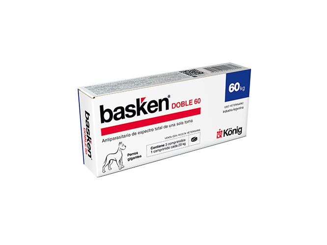 ANTIPARASITARIO INTERNO PARA PERRO HASTA 60 KG