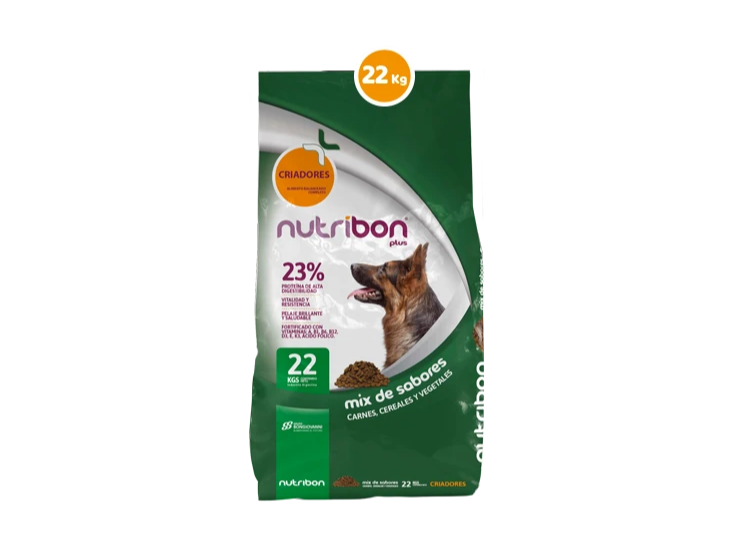NUTRIBON CRIADORES CACHORRO Y ADULTO X 22 KG
