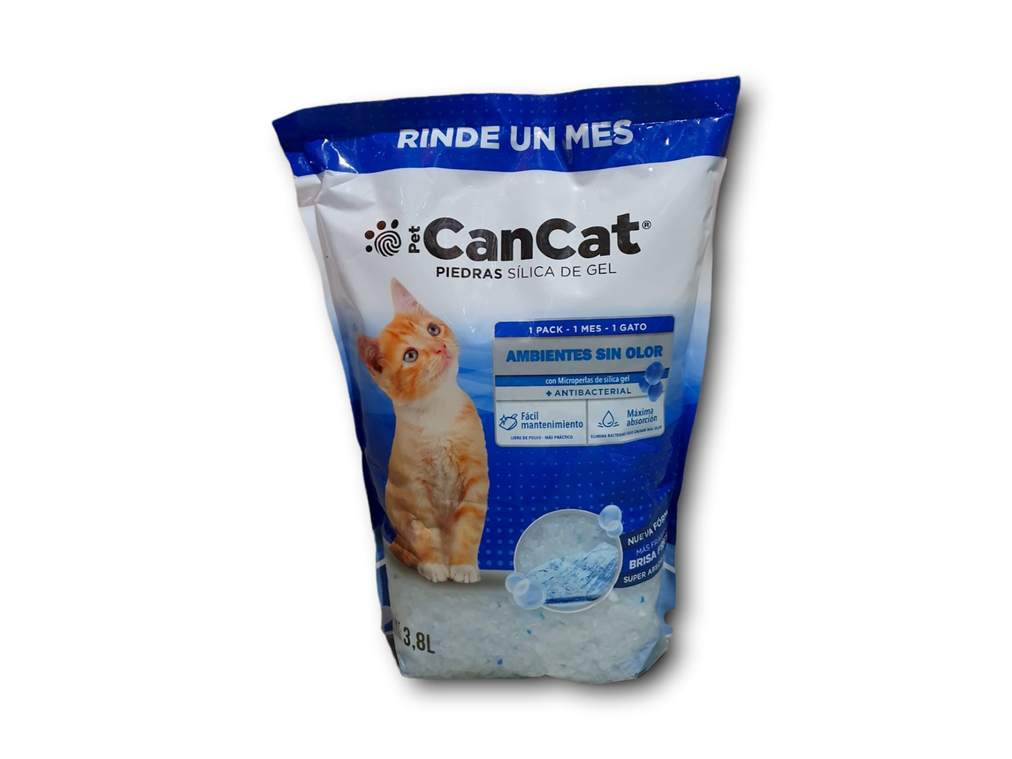Piedra silica brisa fresca 3.8l - can cat