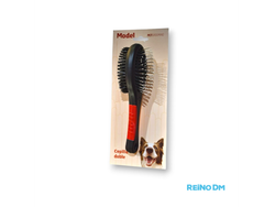 Cepillo doble rojo y negro grande