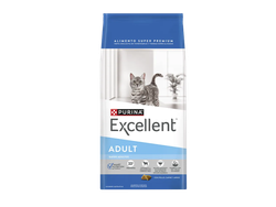 Purina Excellent Gatos Adultos con Pollo, Carne y Arroz