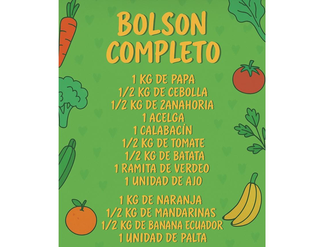 Bolsón COMPLETO