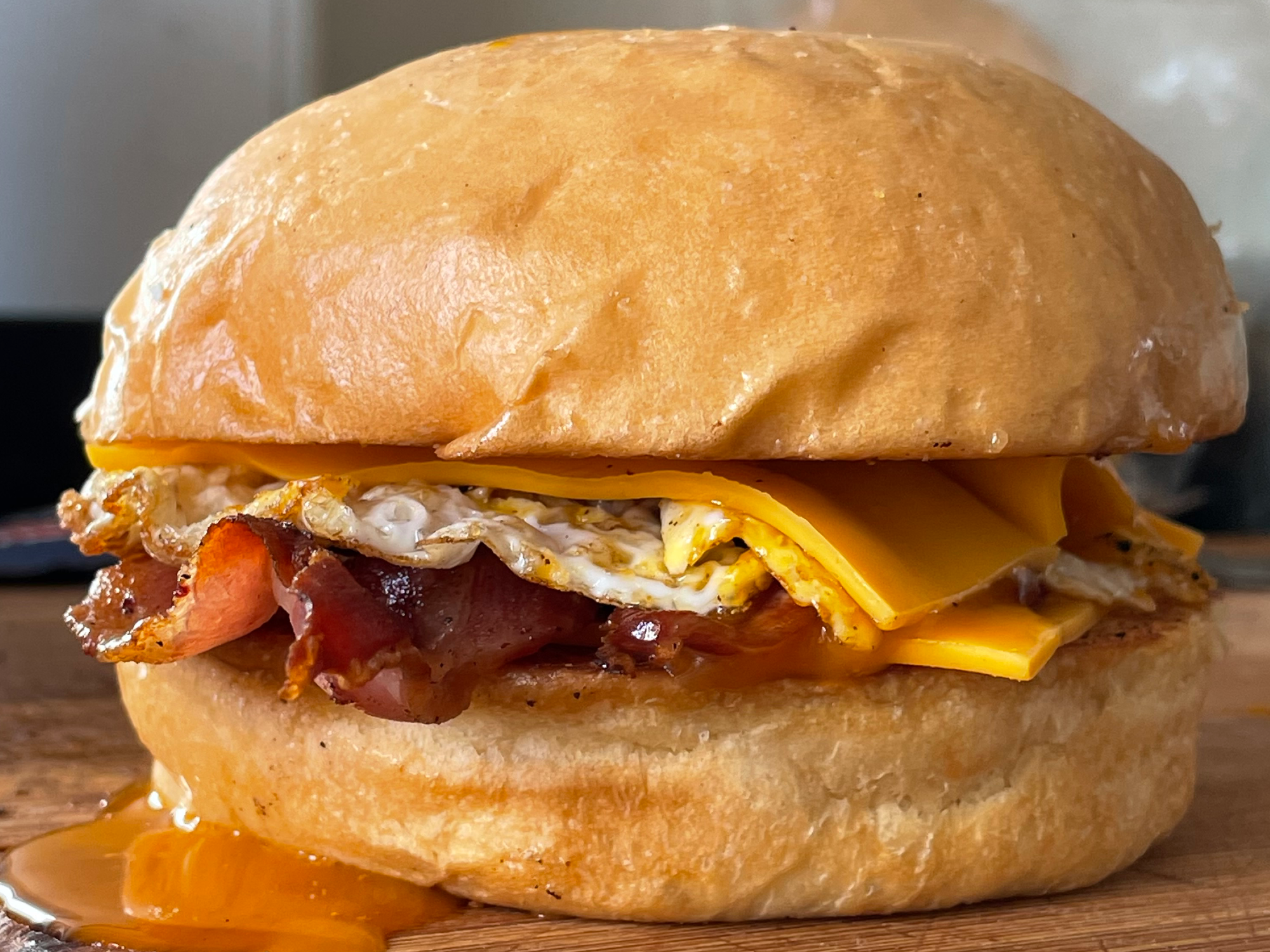 Tostado Bacon cheese