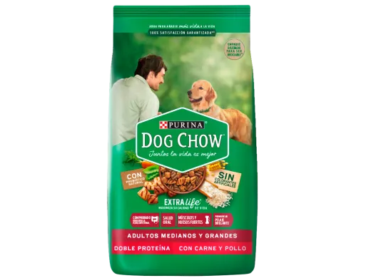 Dog Chow adultos medianos y grandes 20kg + REGALO SORPRESA!