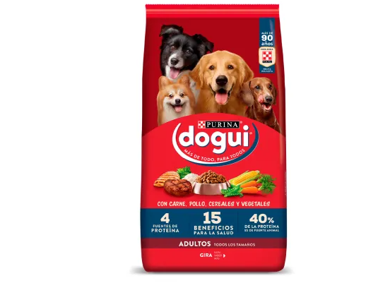 Dogui Adultos con carne, pollo, cereales y vegetales 21kg