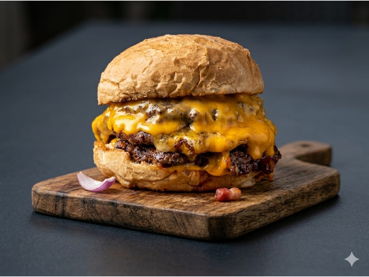 SUPER CHEDDAR de BURGERS DEL SUR JJPASO take away