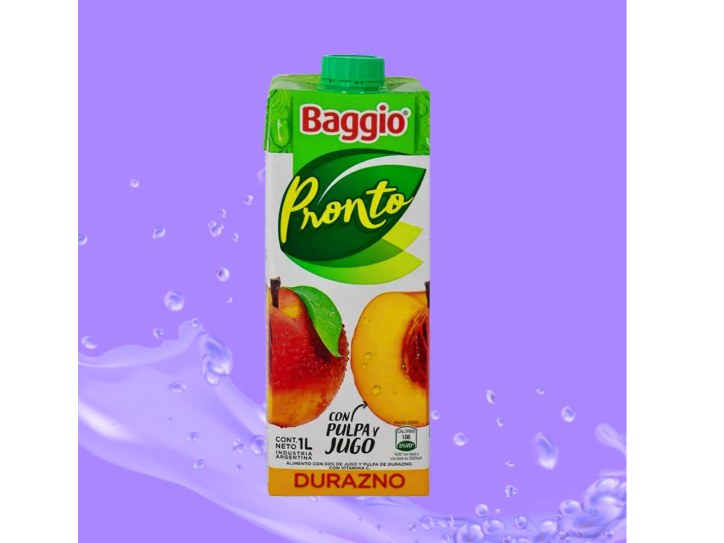 Jugo Baggio Durazno