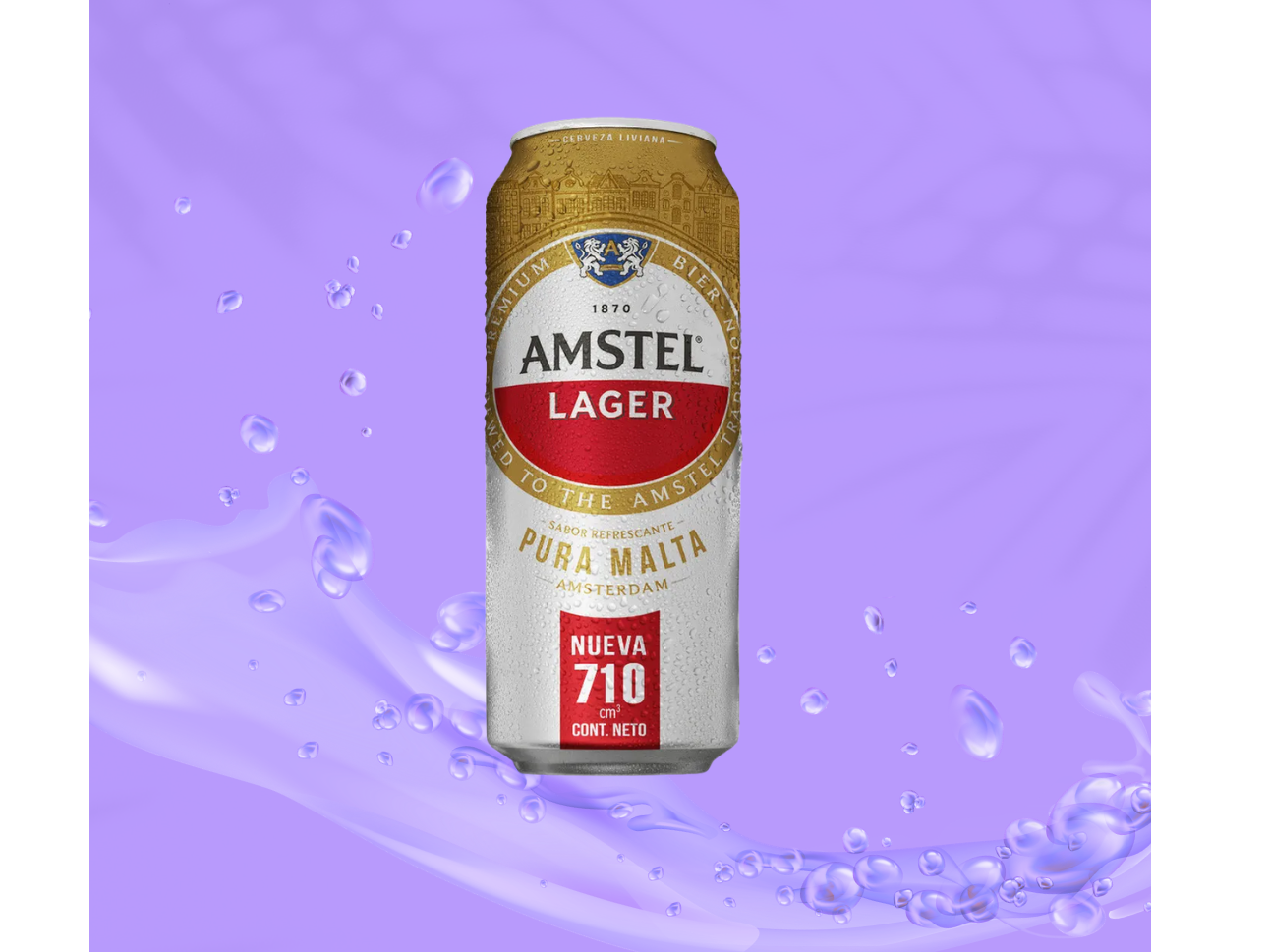 Amstel Rubia 473ml