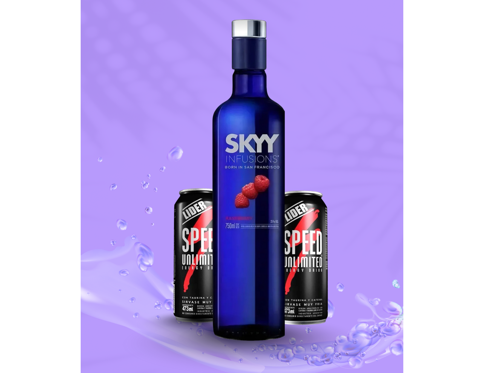 Skyy saborizado + 2 Speed XL