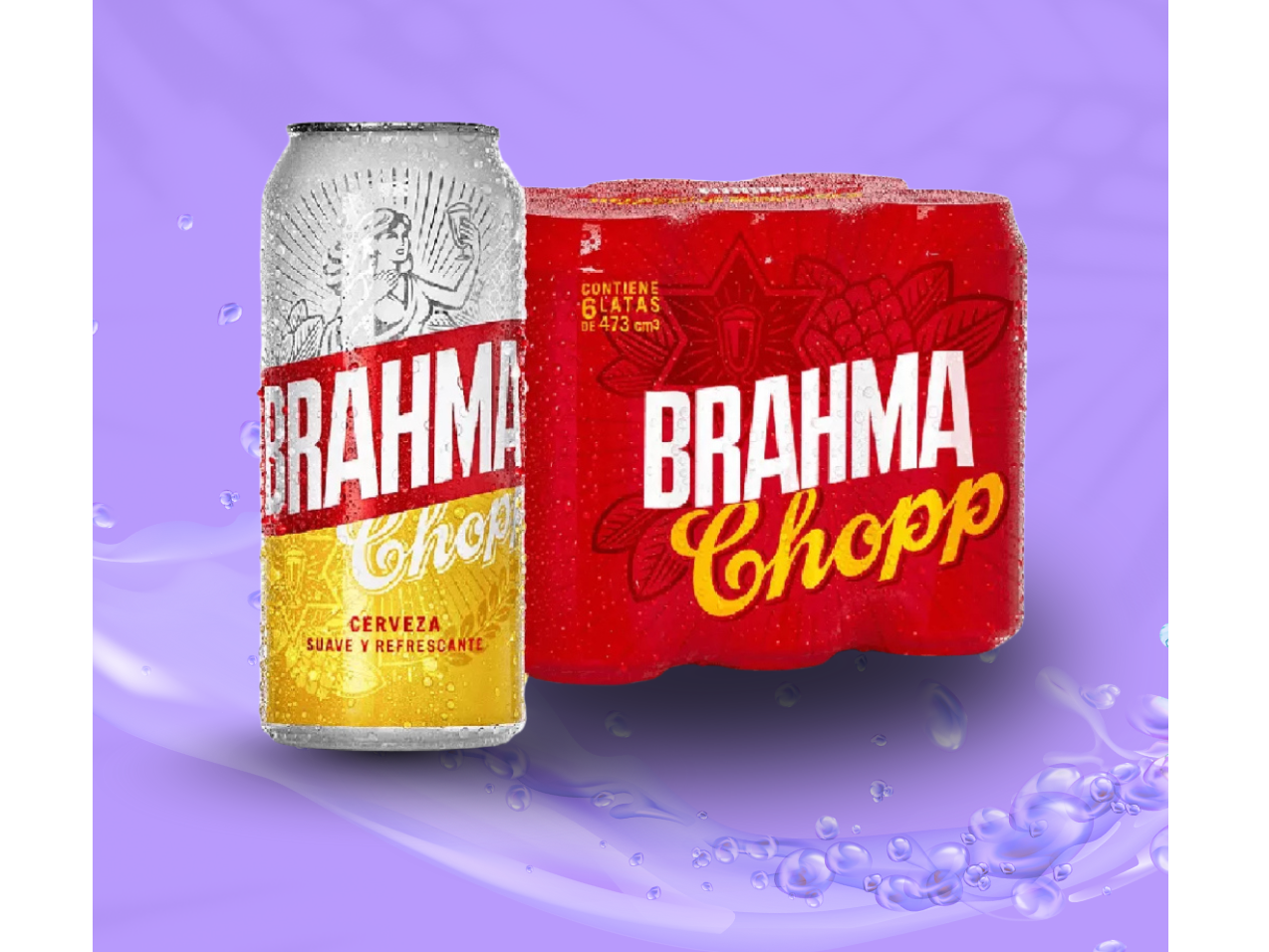 Six Pack Brahma 473ml