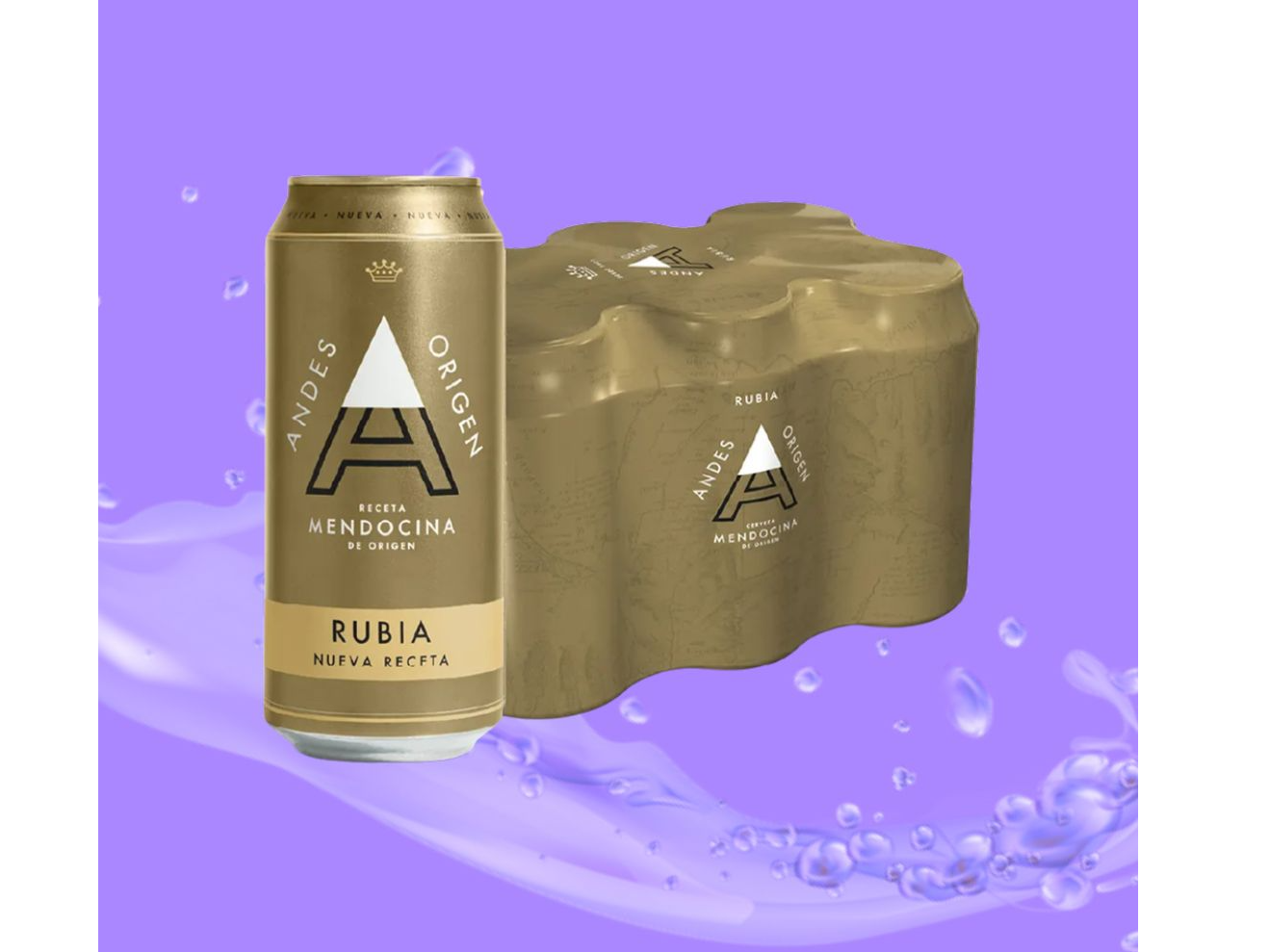 Six Pack Andes Rubia 473ml