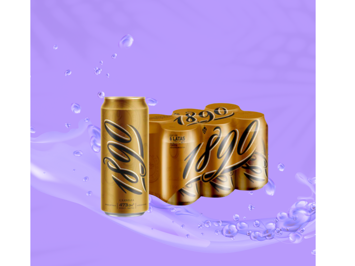 Six Pack Quilmes 1890 473ml