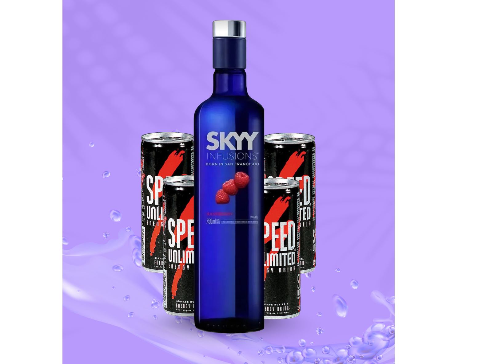 Skyy Saborizado + 4 Speed 250ml