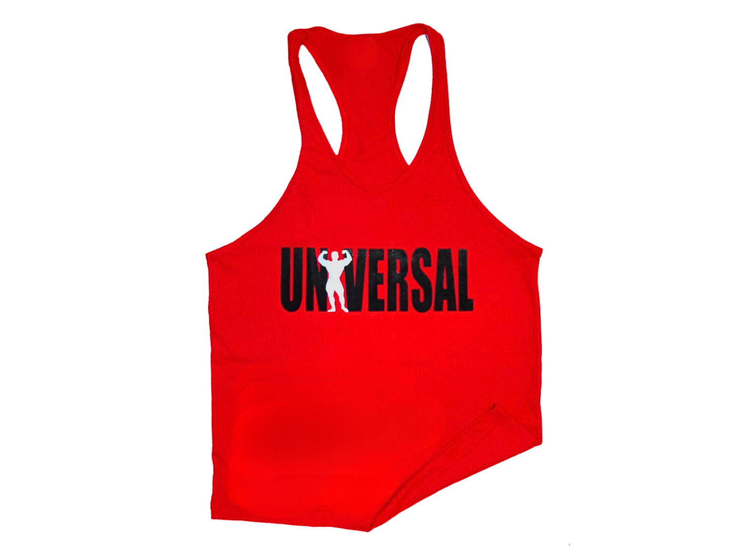 MUSCULOSA GIMNASIO HOMBRE ROJA