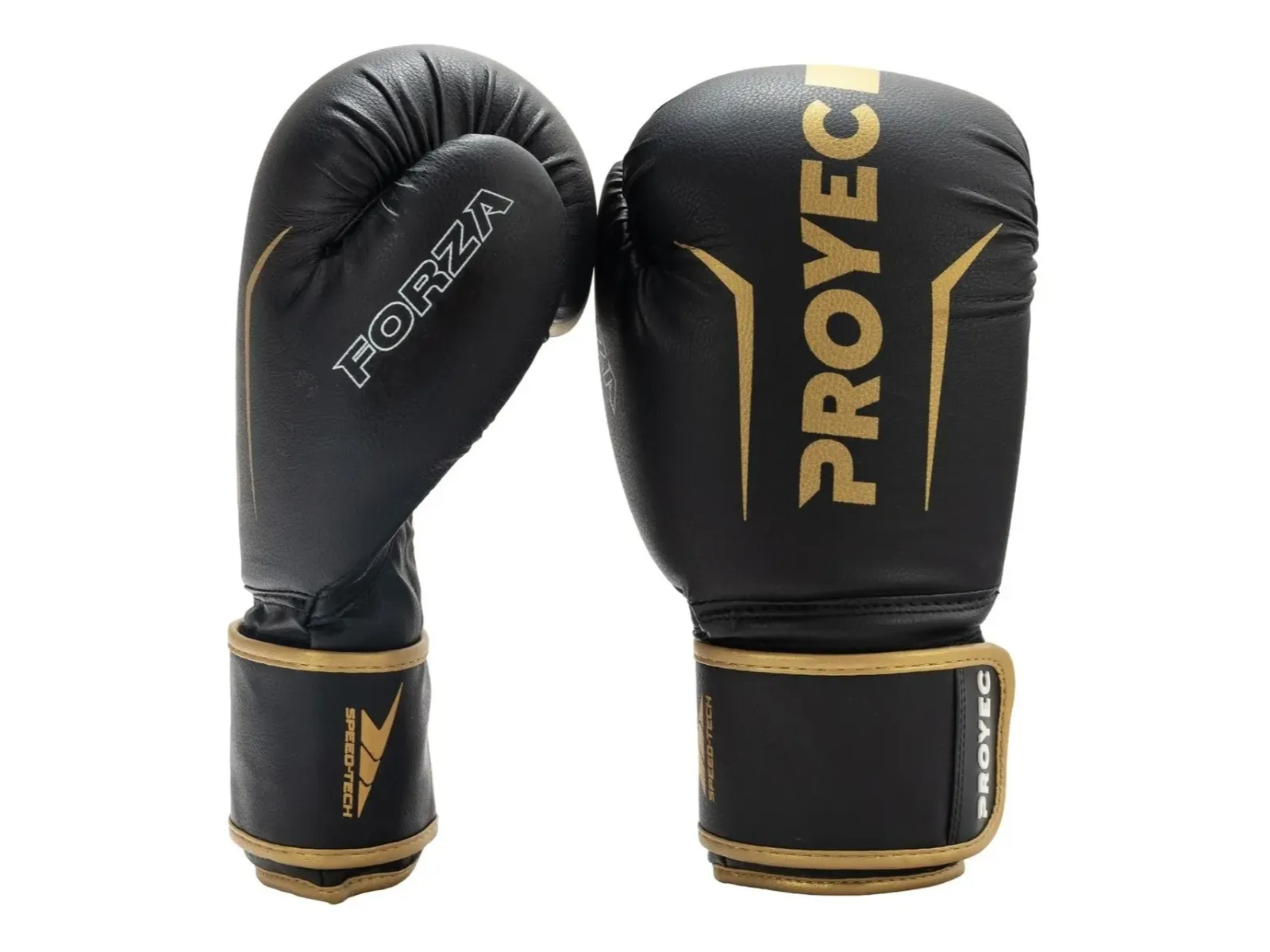 GUANTES BOX FORZA NEGRO / DORADO