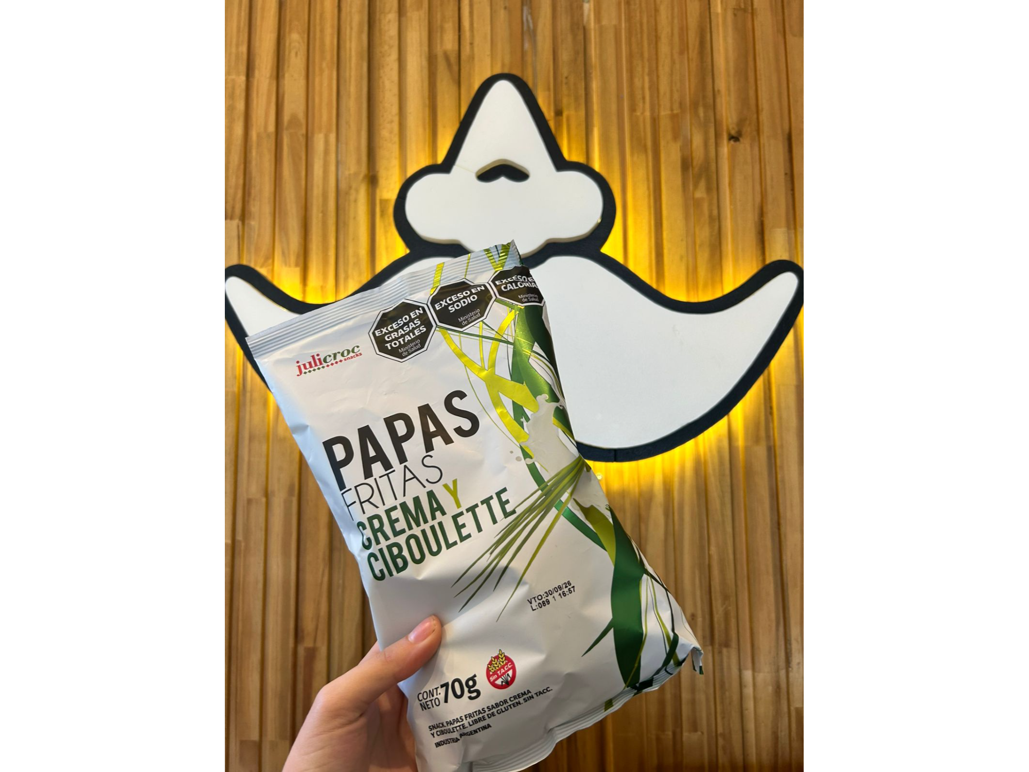 Papas Fritas sabor Crema y Ciboulette