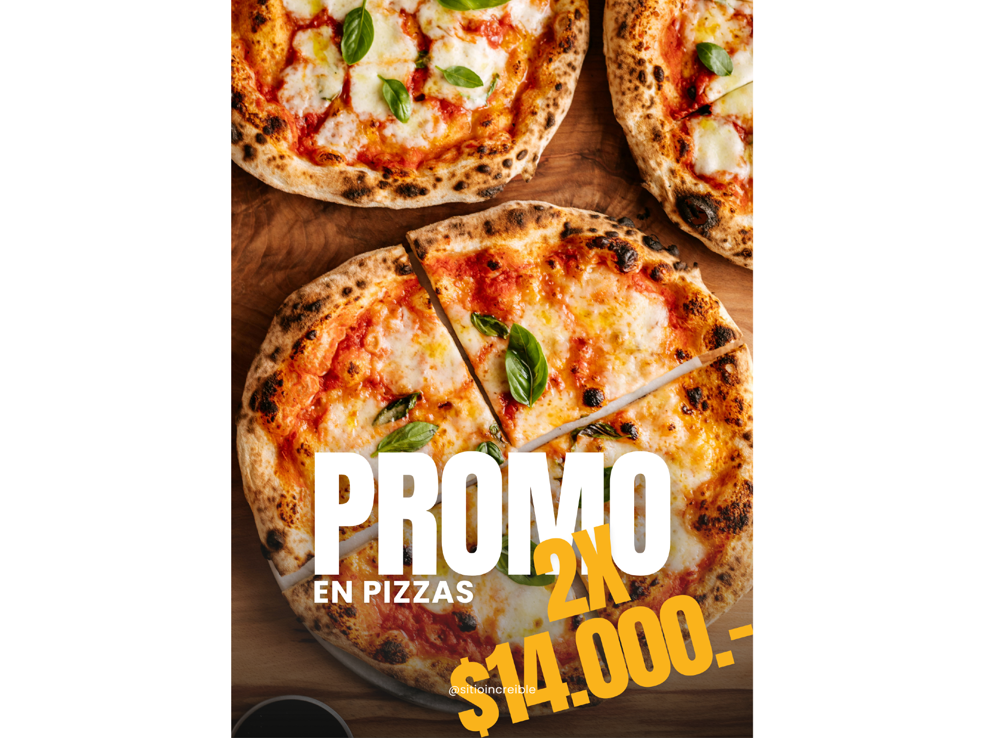 PROMO pizza doble