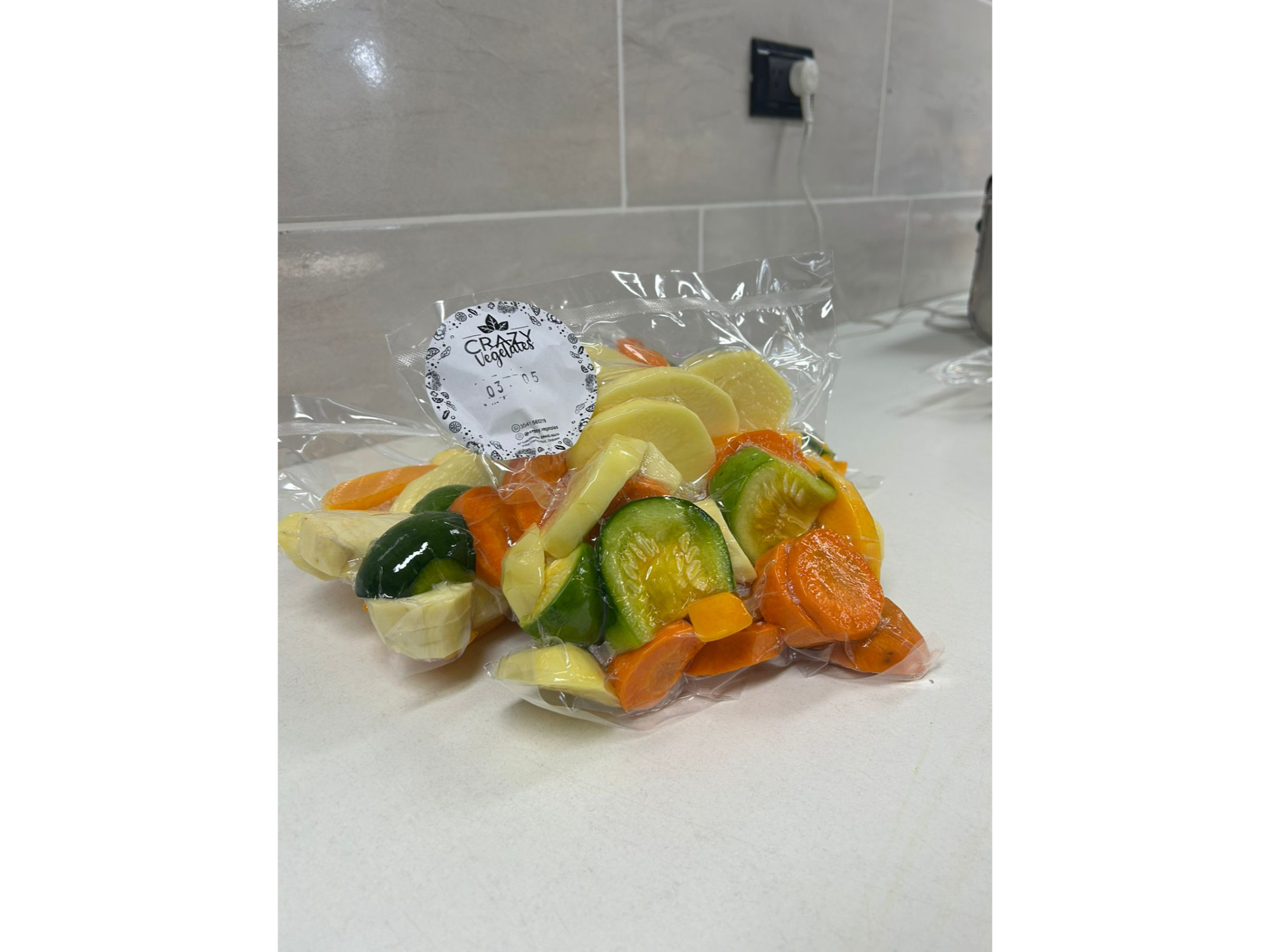 Verduras al vacio
