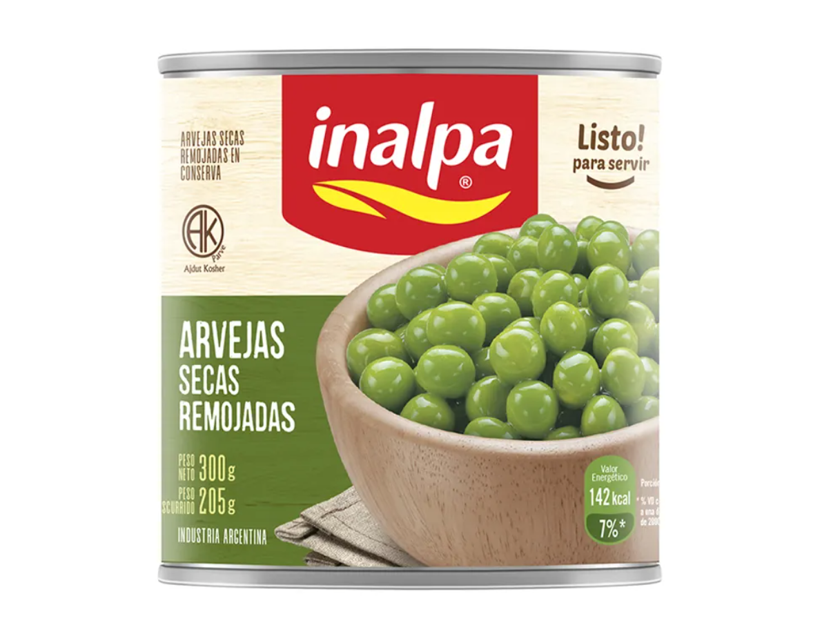 Arvejas Inalpa Sin Gluten
