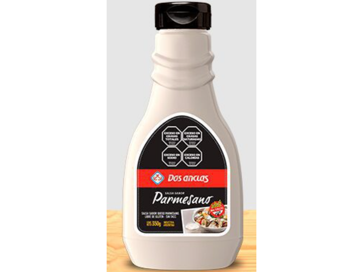 Salsa Parmesano Dos Anclas Sin Gluten 350g