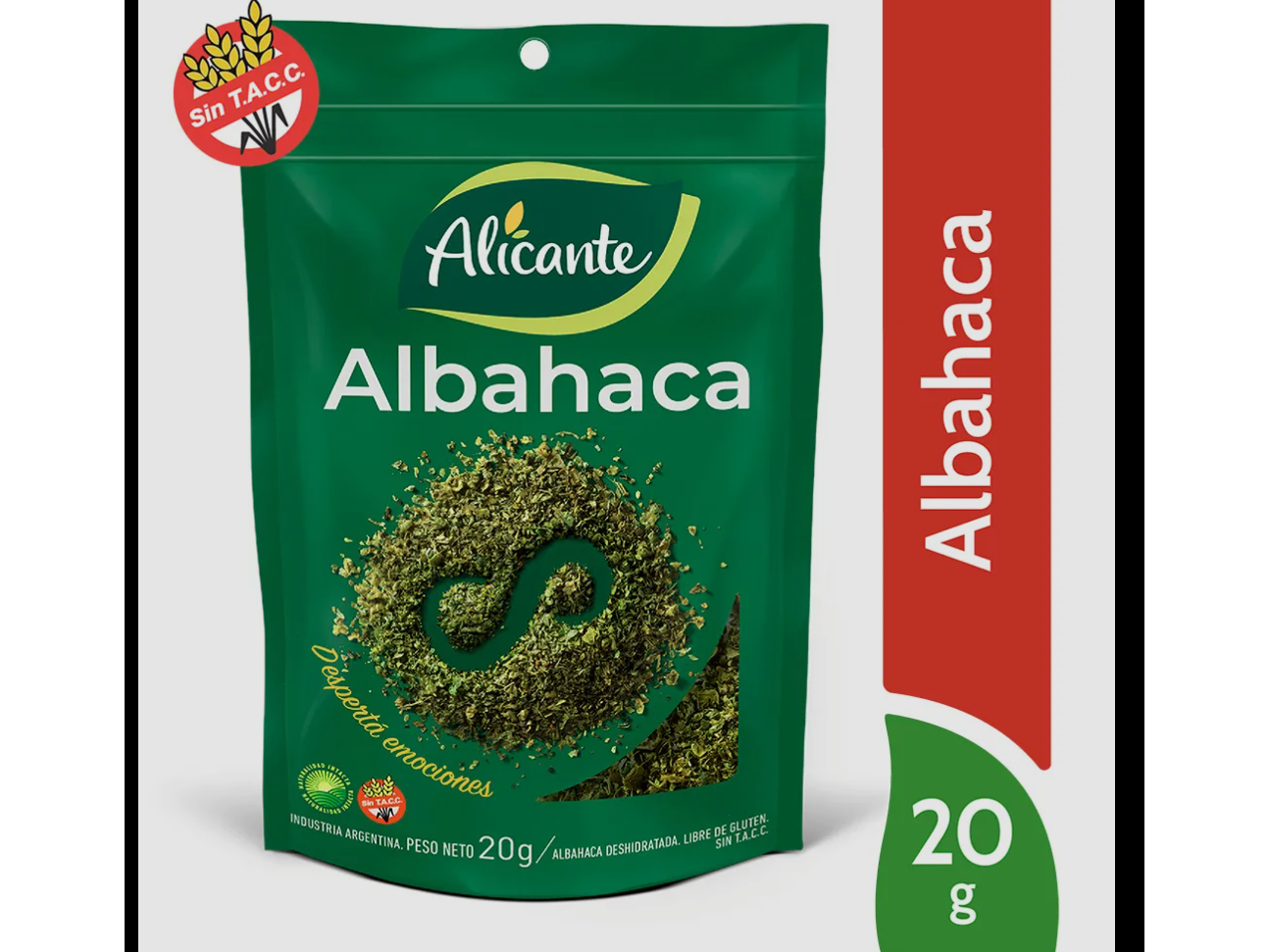 Albahaca Alicante Sin gluten 20G