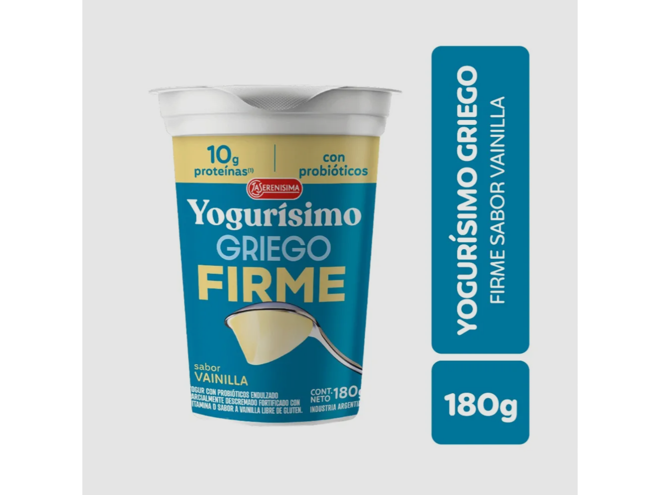 Yogurisimo Griego Firme sabor Vainilla 180G