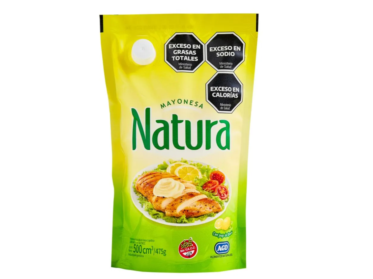 Mayonesa Natura 500cm Sin Gluten